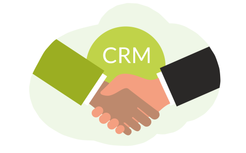 Handshake because of automatic entry into CRM